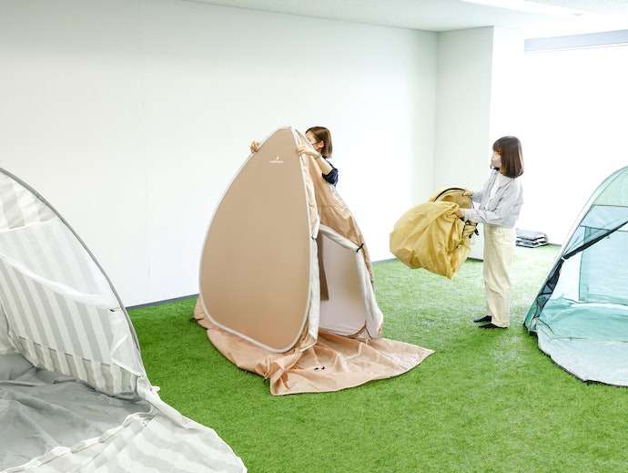 Viaggio＋ ポップアップテント キャノピー付きをレビュー！クチコミ