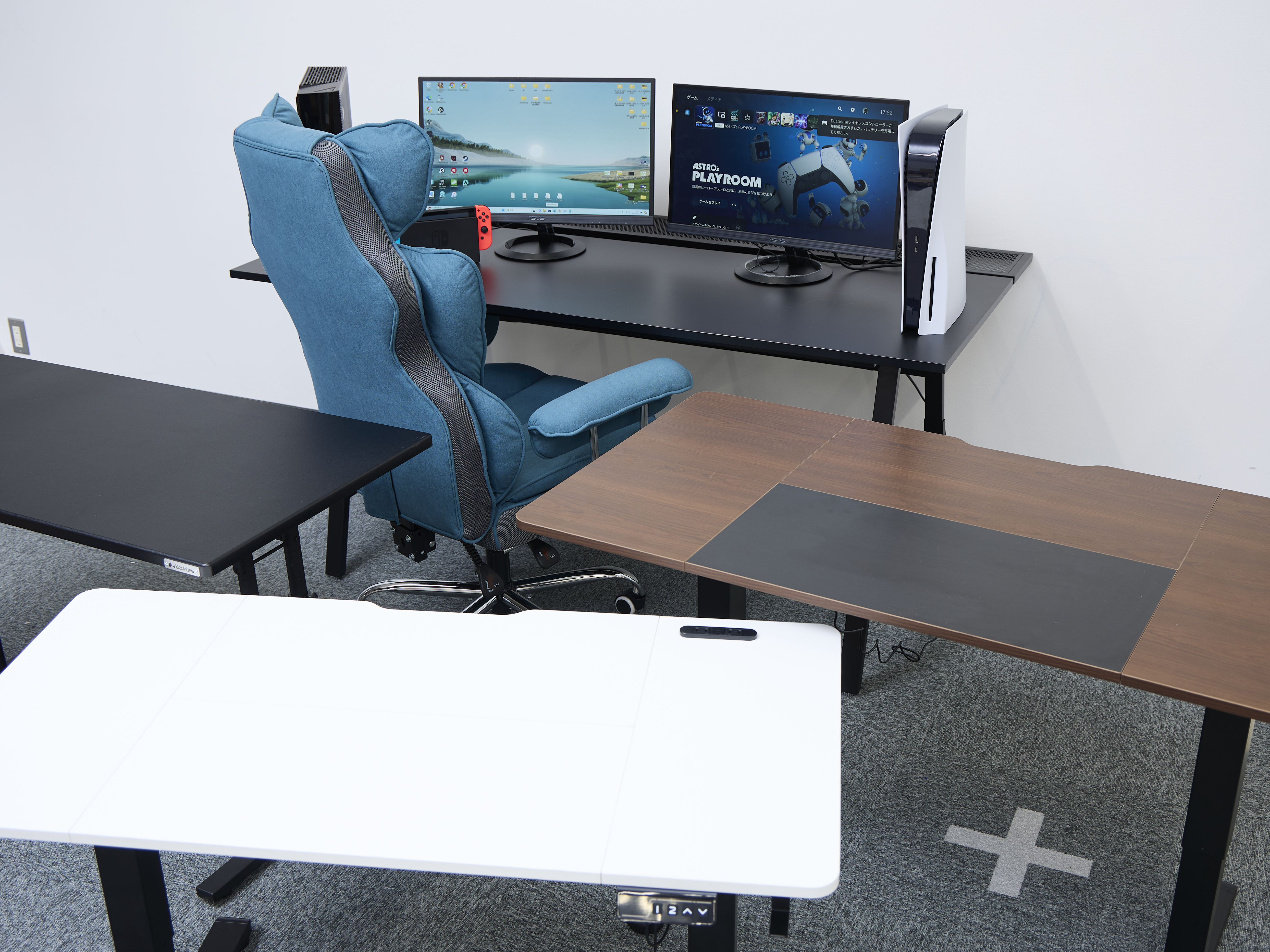 GTRACING ゲーミングデスク Z09-BLEを検証レビュー！ゲーミングデスク