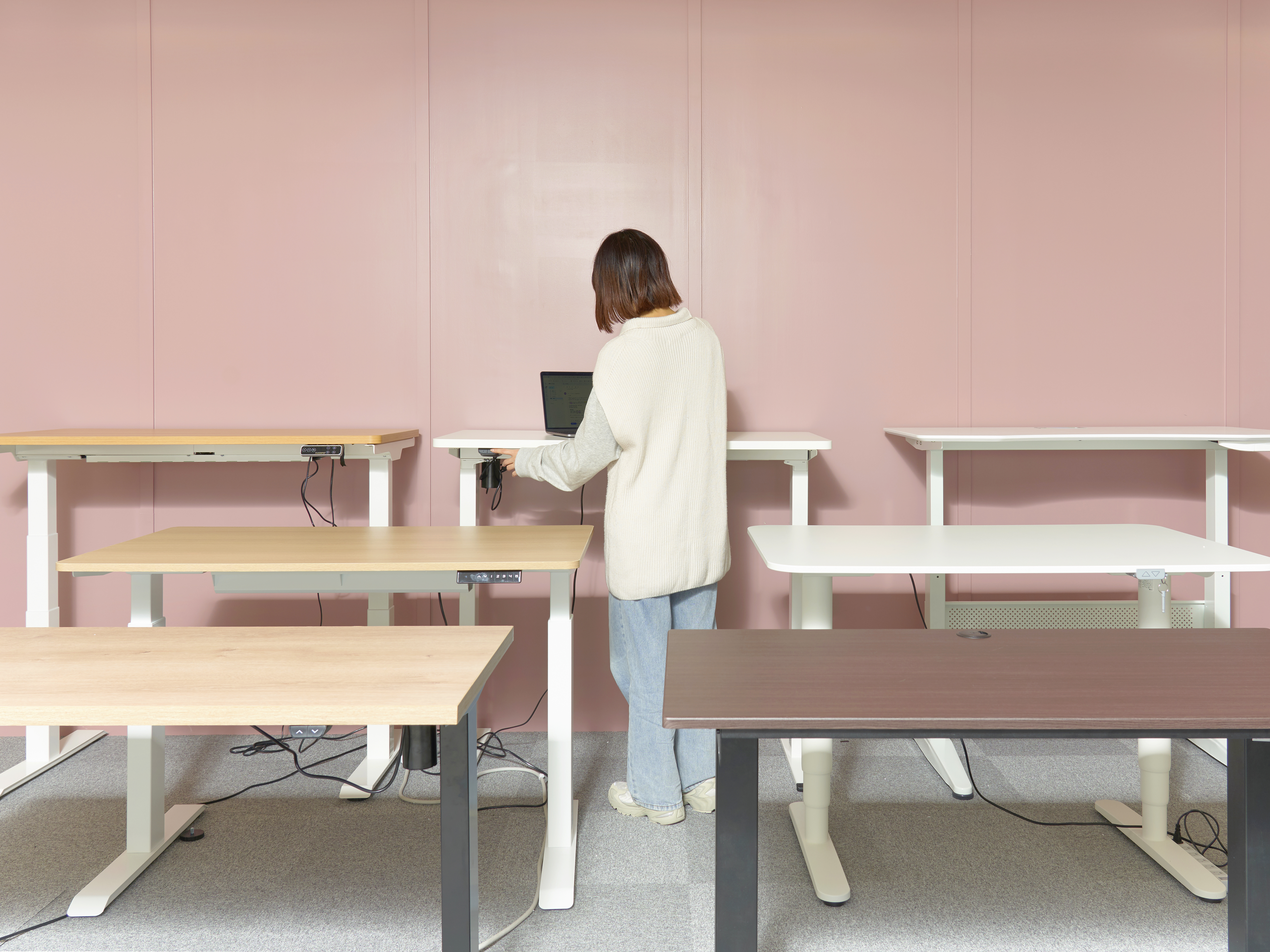 ニトリ昇降デスク マーフィー 2 昇降デスク(マーフィー2 120 DBR) | ニトリネット【公式】 家具