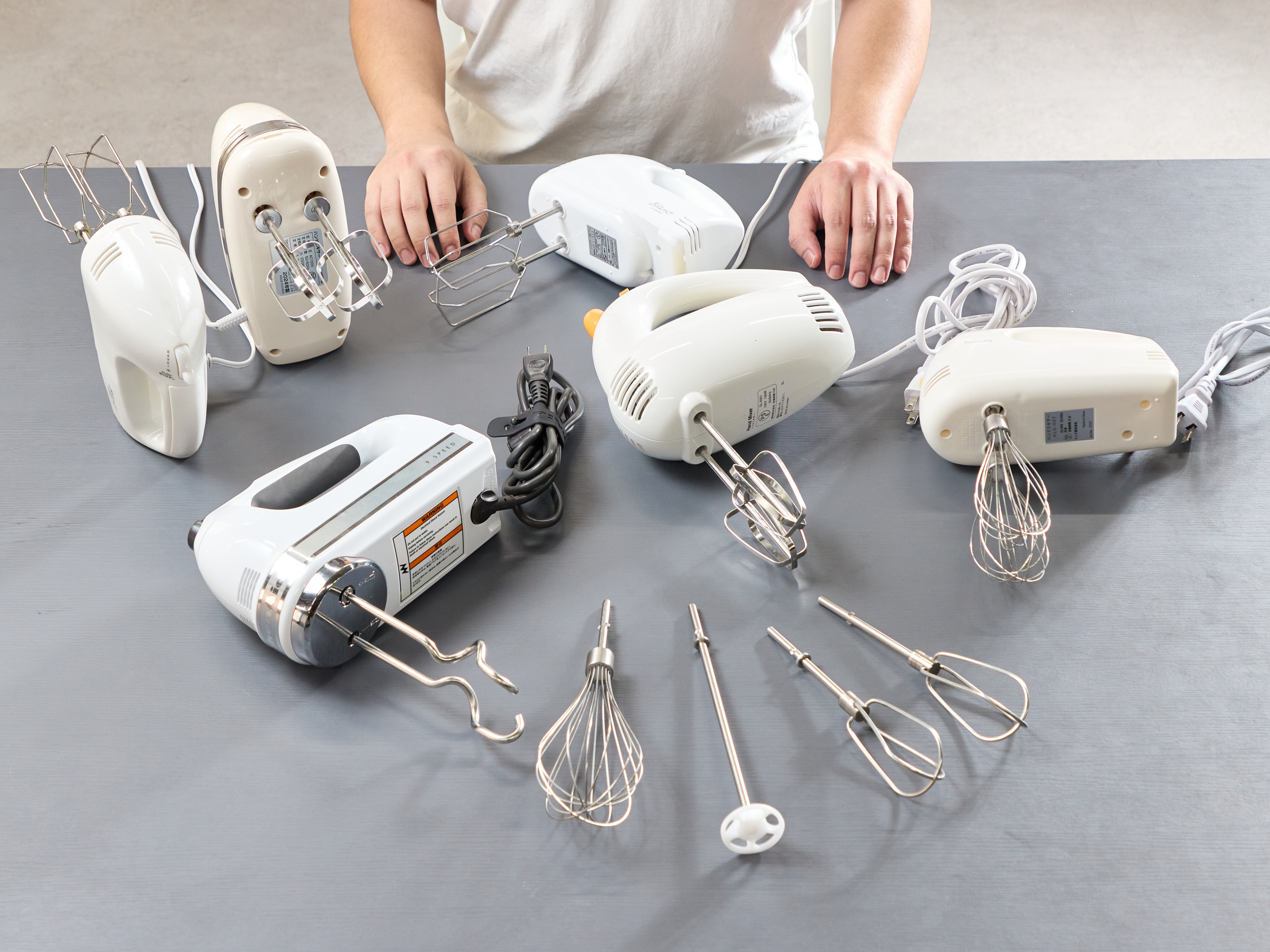 貝印 Kai House DL-7523 スタンド式ハンドミキサー レビュー】貝印スタンドミキサー（旧メランジュールロボ）の使用