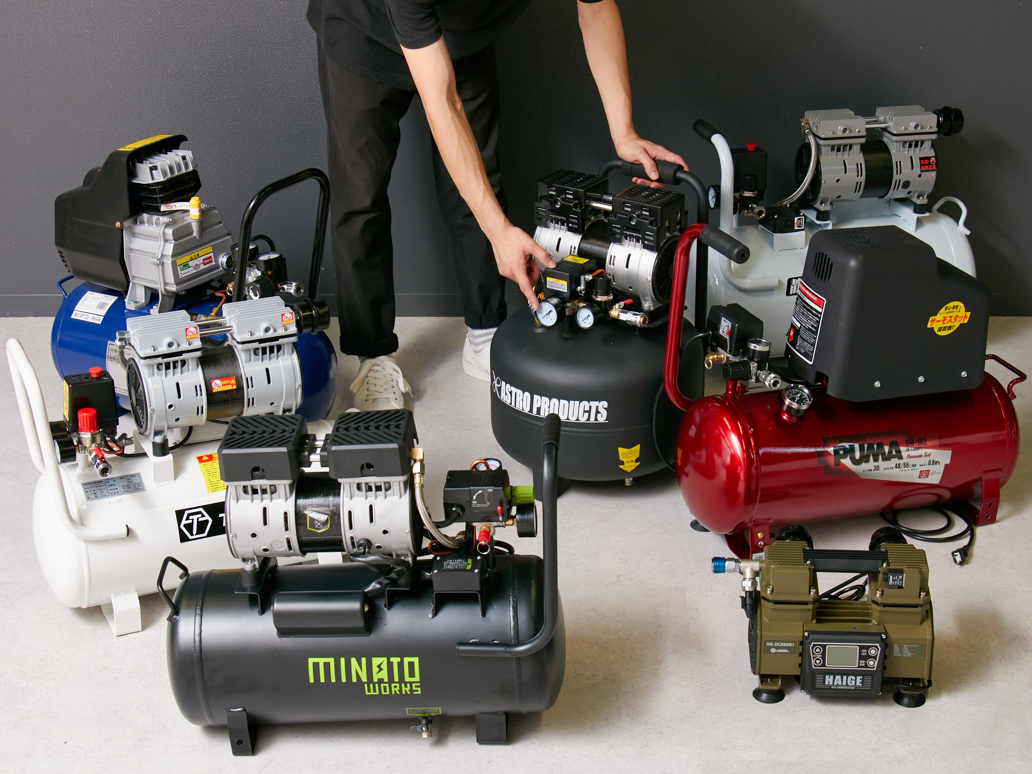 藤原産業 SK11 エアコンプレッサSW-231 SW-L30LPF-01を検証レビュー