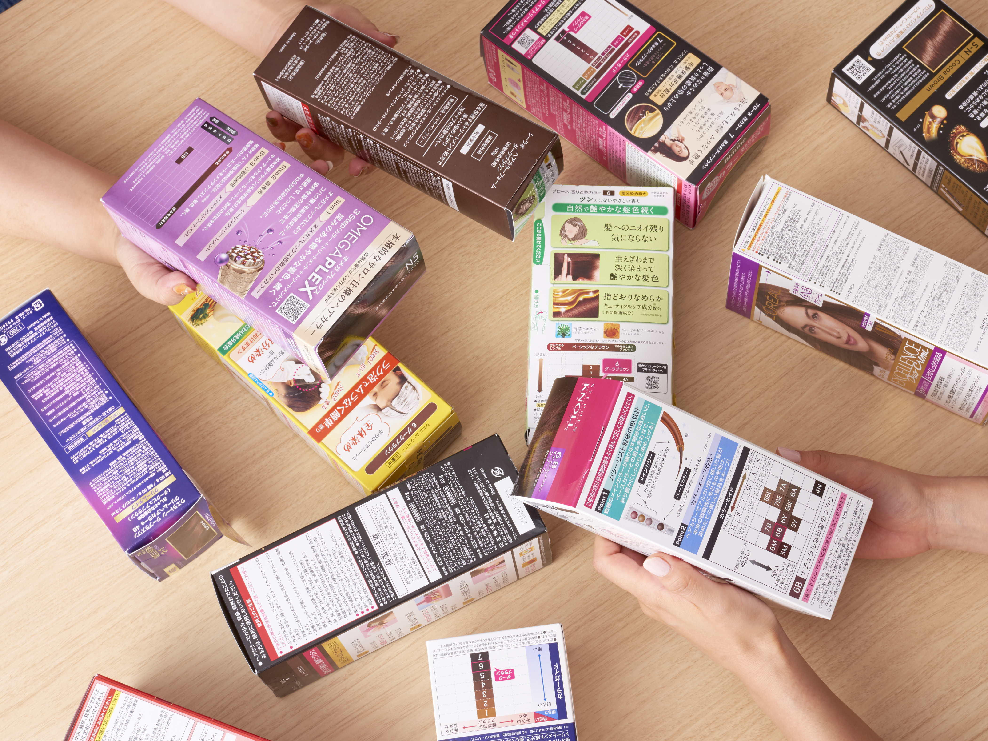 ベネフィーク ヘアカラー 6N5個　　3W5個 ベネフィーク ヘアカラー 6N5個と3w5個