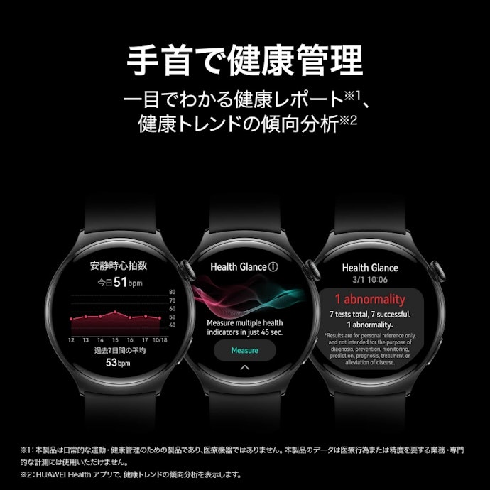 睡眠・歩数・心拍数などの情報が細かく表示される