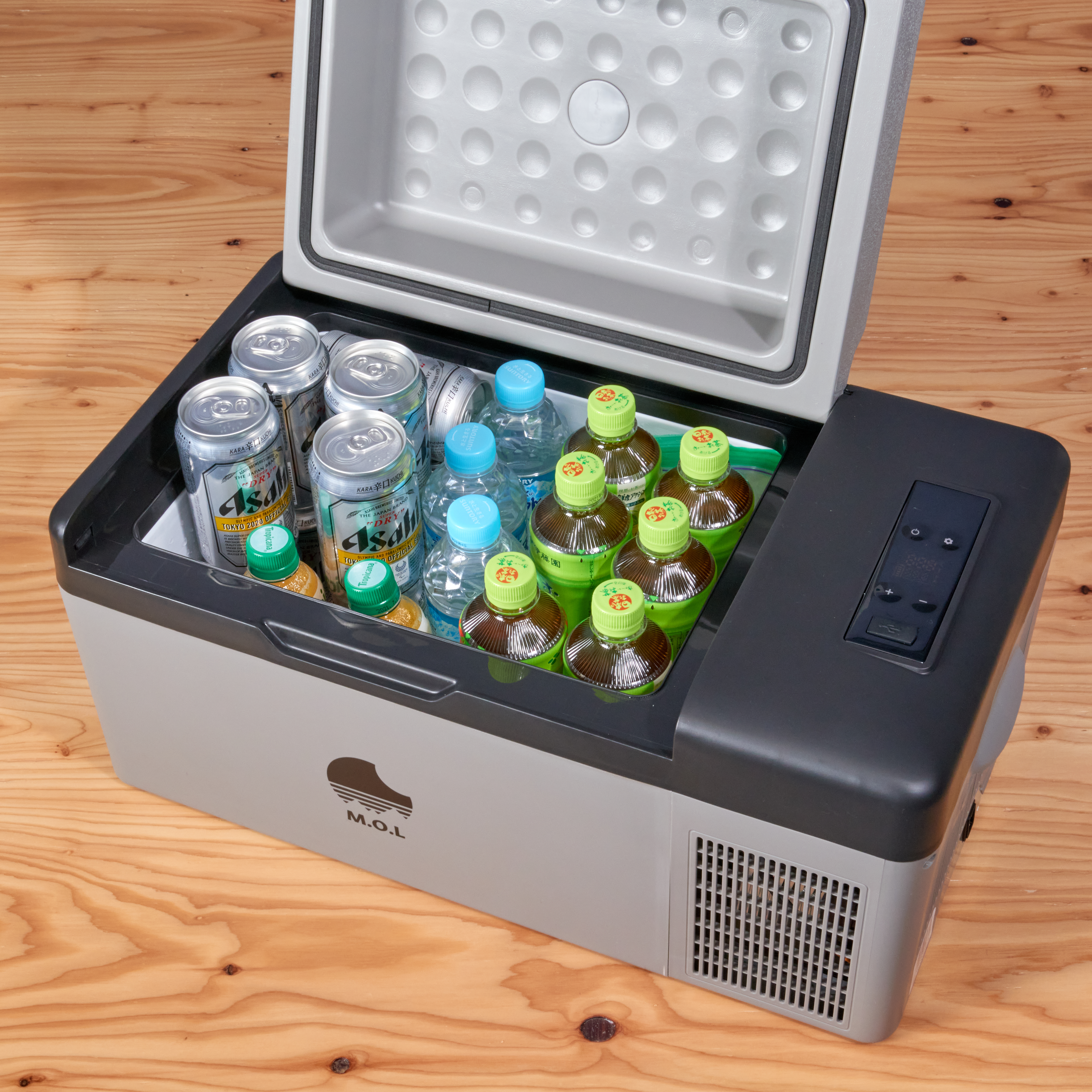 M.O.L ポータブル冷蔵庫＆冷凍庫 20L MOL-F201A M.O.L ポータブル冷蔵庫＆冷凍庫 20L MOL-F201A (DC12V