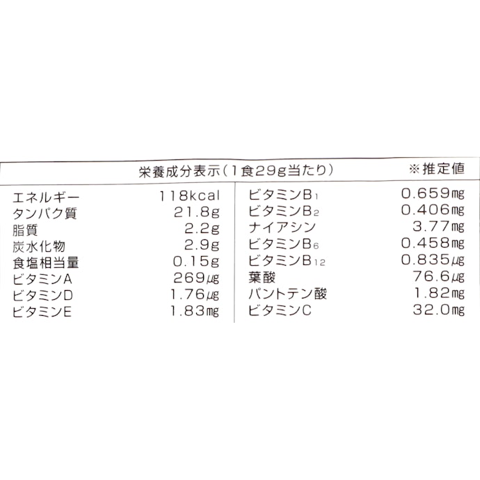 1杯あたり21.8gのたんぱく質を摂取できる
