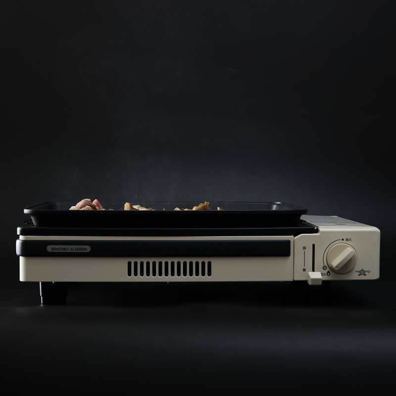 アラジン ポータブル ガス ホットプレート グラパン SAG-CP21Bを