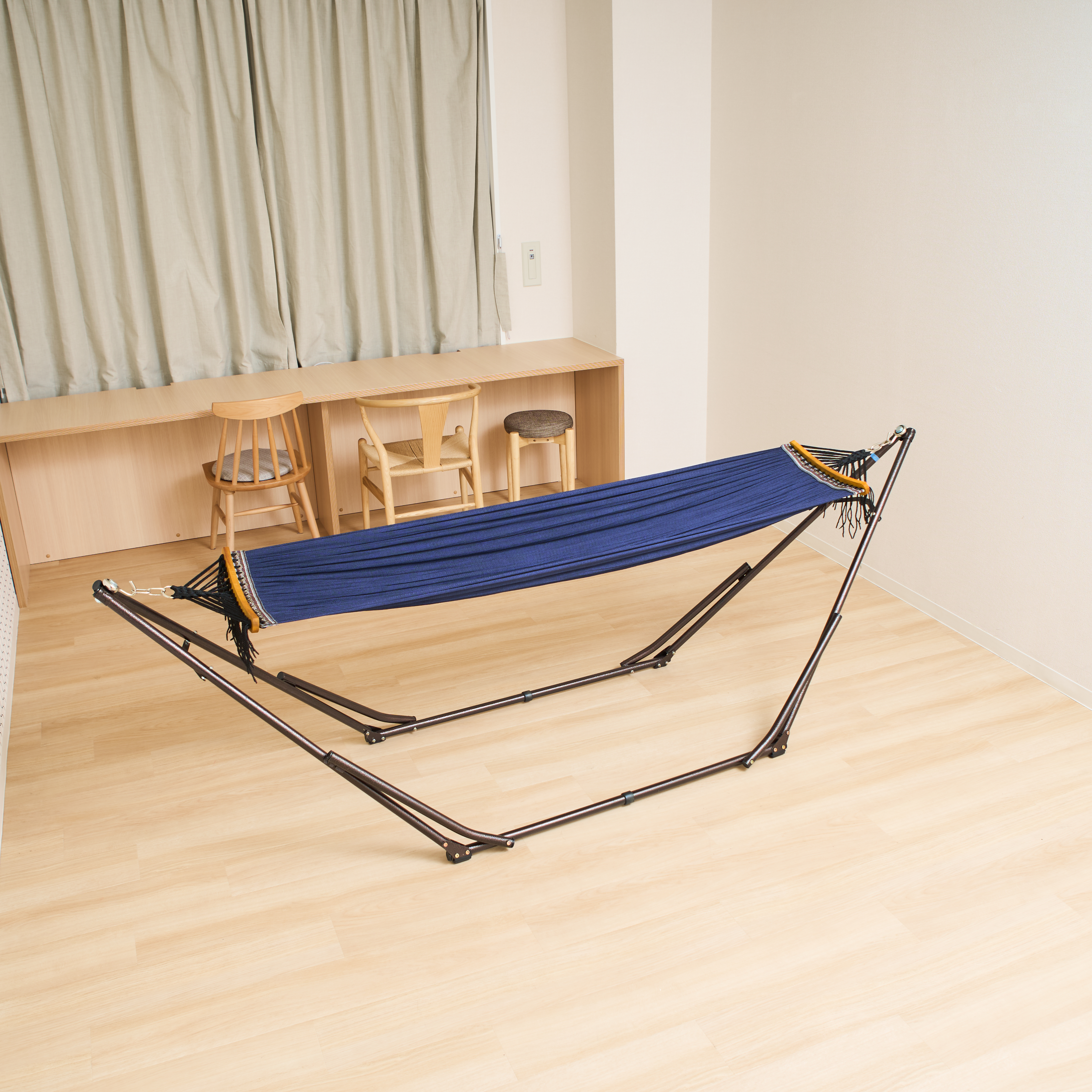 クイックキャンプ QUICK CAMP ハンモック QUICKCAMP（クイックキャンプ） スタンド付き ハンモックを