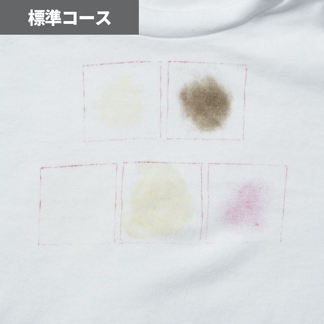 泥汚れははっきり残るが、全体的に色は薄くなる