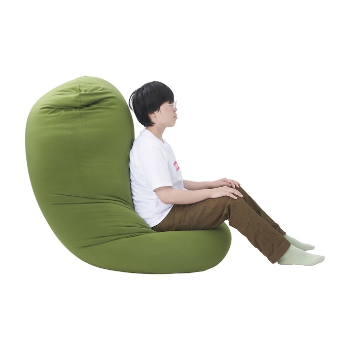 ビーズの詰まり具合がほどよい。高いフィット感を味わえる