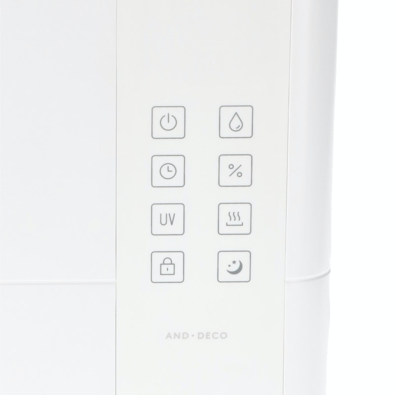 モダンデコ UV除菌機能付き ハイブリッド加湿器 jxh003jを