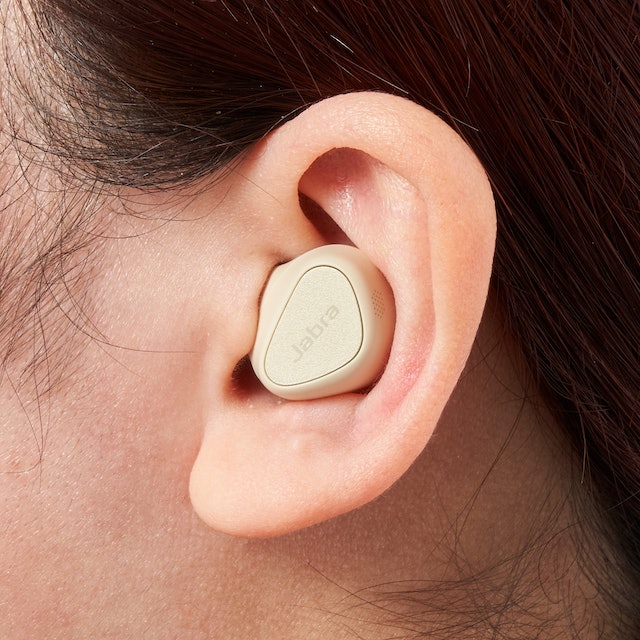 Jabra Elite 5 ワイヤレスイヤホン ベージュ 右 Jabra、ハイブリッド