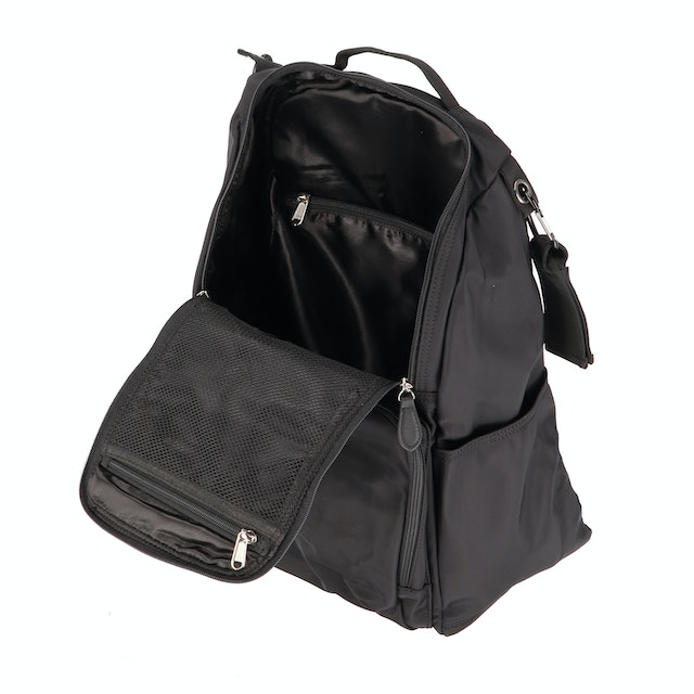 【ブラック】23L マザーズリュック　スウィートマミー　　大容量　マザーズバッグ 大容量 マザーズリュック 23L 軽量 撥水 防水 マザーズバッグ