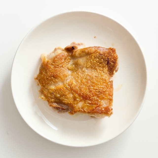 鶏肉はパリッとジューシーに焼け、もやしはシャキシャキ感を楽しめた