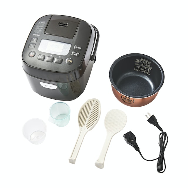 アイリスオーヤマ　3合炊　IHジャー炊飯器　KRC-ID30 分離式量り炊きIHジャー炊飯器 KRC-IM30-R|アイリスオーヤマ