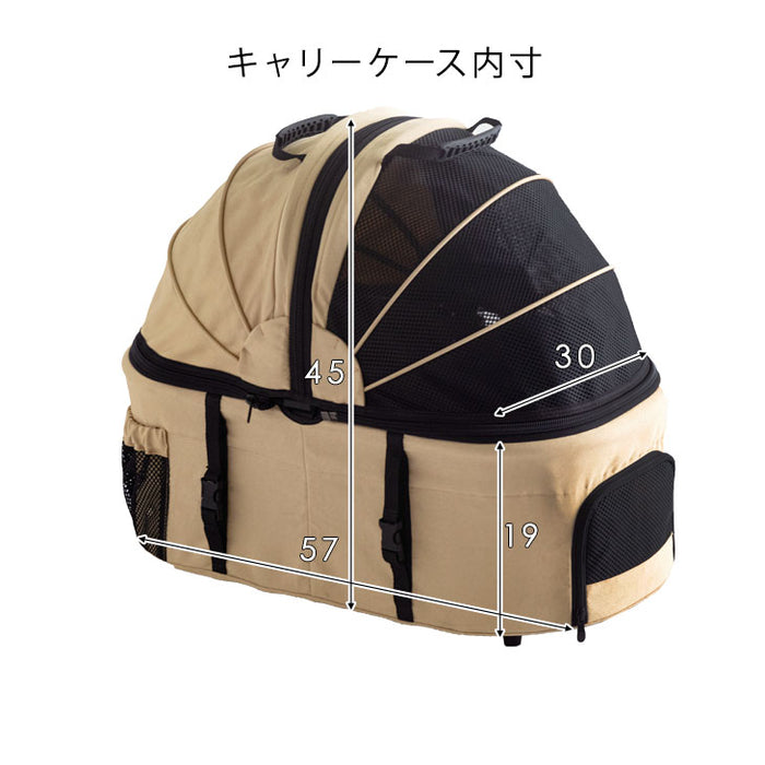 タンスのゲン 折り畳みわんタッチ3way ペットカートをレビュー