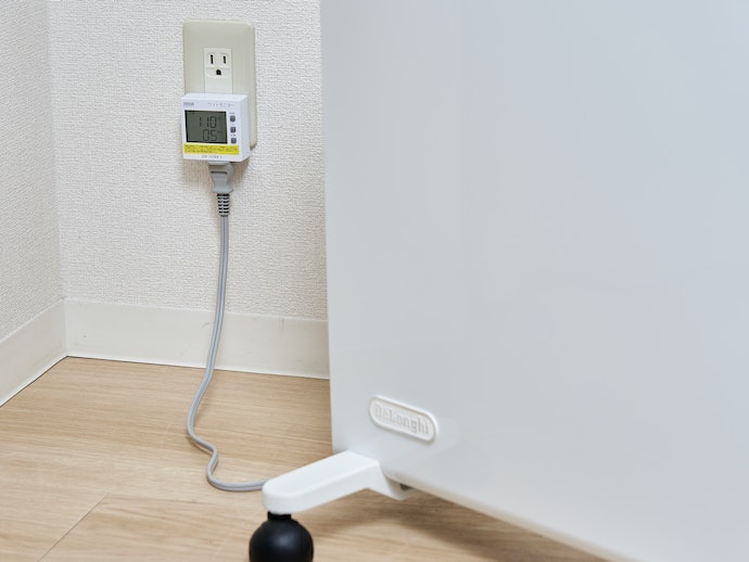 消費電力はかなり大きめ。エコモードに設定して節電を