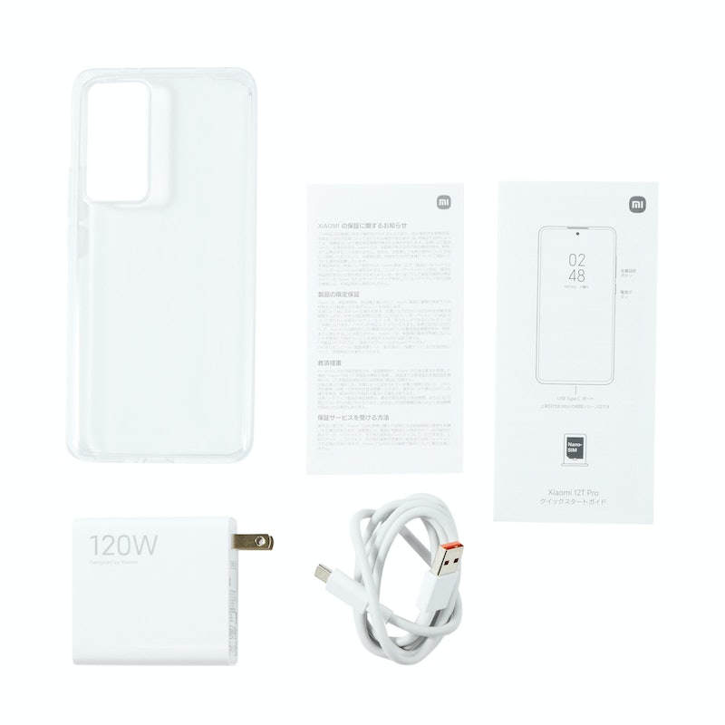 Xiaomi 12t pro 120W充電器付き Xiaomi 12t pro 120W充電器付き