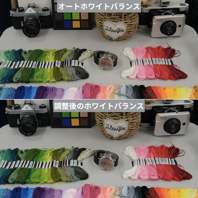 撮影環境にあわせて自然な色を表現。暗所では細部が少しぼやけた