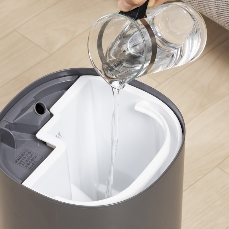 きれい目な中古】アイリスオーヤマ ハイブリッド 加湿器 AMH-HU55A 白