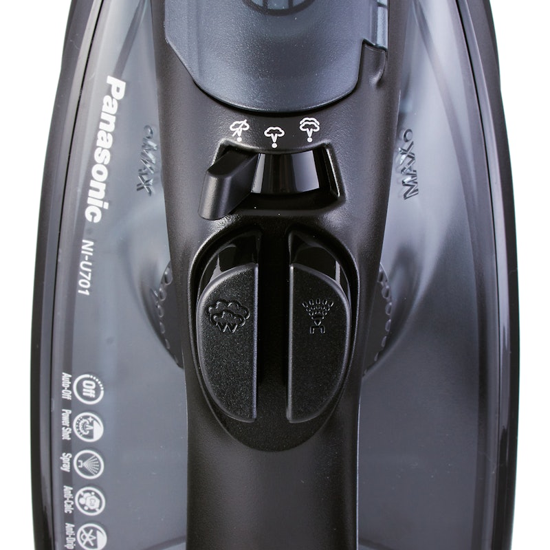 Panasonic NI-U701 アイロン ブラック 概要 コード付きスチームアイロン NI-U701 | アイロン・衣類