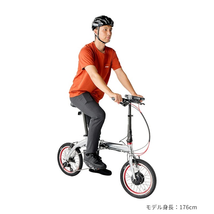 アシスト力は低め。タイヤが地面をホールドしにくい前輪駆動タイプ