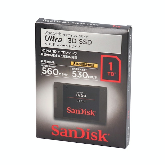 SanDisk ウルトラ 3D SDSSDH3-1T00-J25をレビュー！口コミ・評判をもと