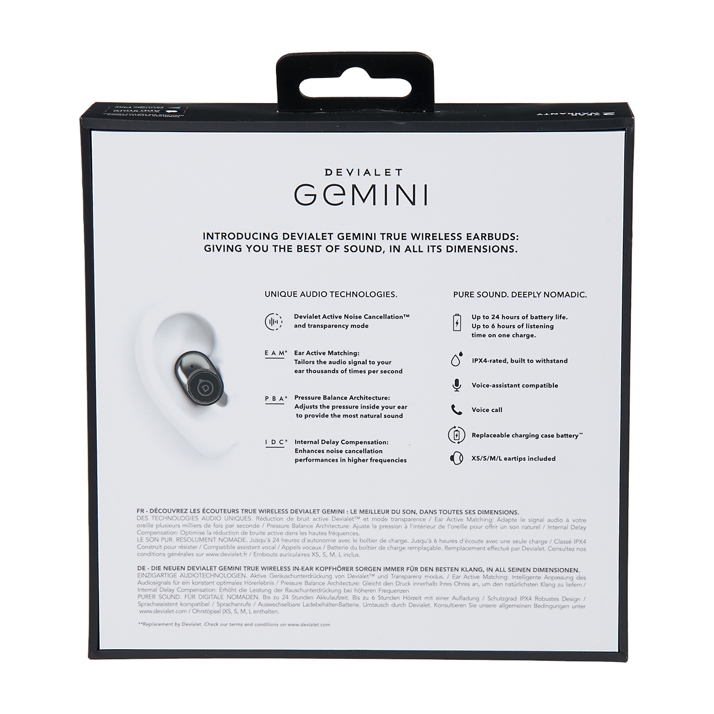 輝い ユープランDEVIALET イヤホン ヘッドホン DEVIALET Gemini ccak.sn