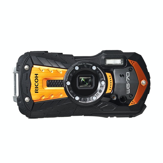 商品追加値下げ在庫復活 コンパクトデジタルカメラ 1600万画素 ブラック RICOH WG-70 カメラ・ビデオカメラ・光学機器