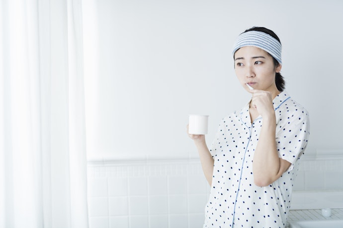 やや緩めの泡が口内いっぱいに広がる。磨きあがりもさっぱり