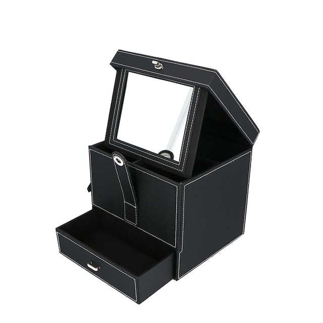 ニトリ コスメボックス DIVINOS(ブラック)をレビュー！クチコミ・評判