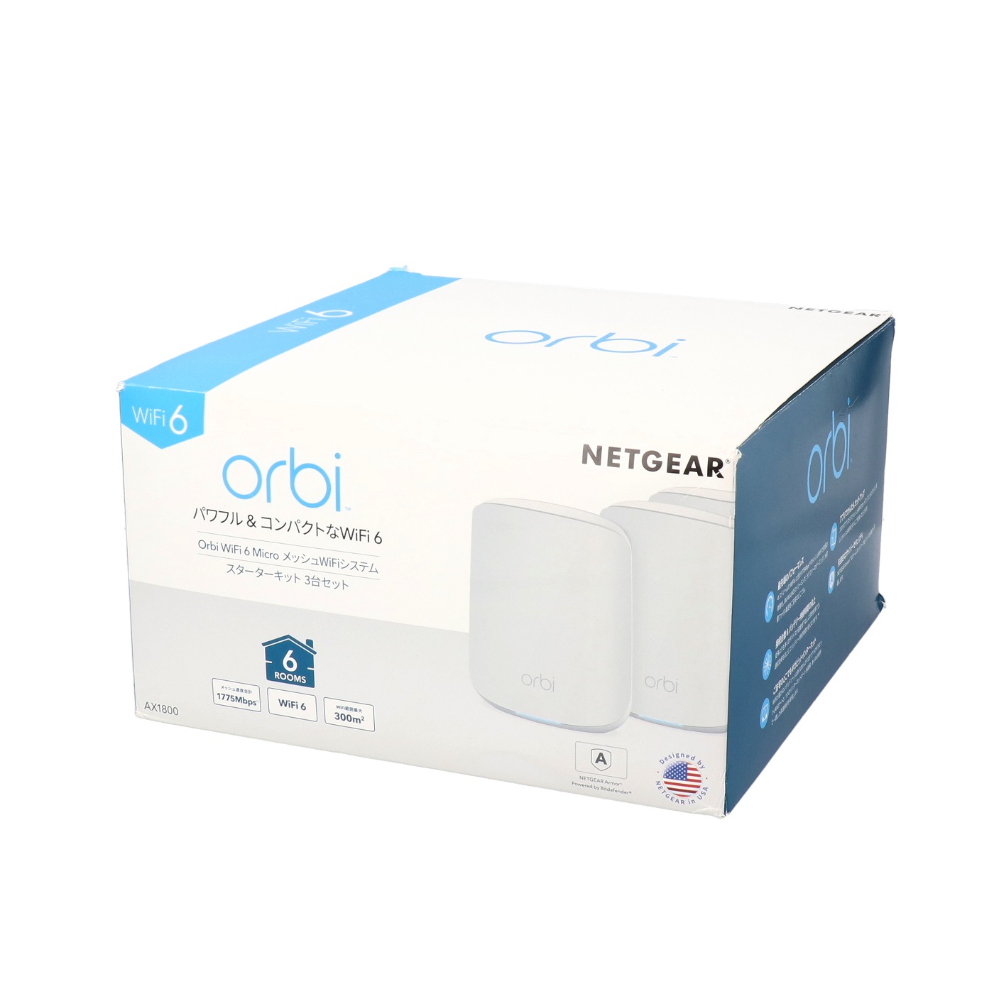 NETGEAR Orbi メッシュWiFi6 Micro AX1800 2台 NETGEAR AX1800 Orbi WiFi6 Microをレビュー！クチコミ・評判を