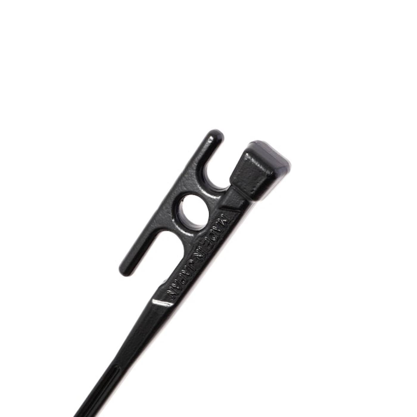 IWANO イワノ 鍛造ペグ IWANOペグ 30cm セット 日本製 鍛造 独自のツメ カチオン電着塗装 ワイドヘッド 支柱側面の2面の溝 IWANO ] 鍛造ペグ 30cm 日本製 [抜かない限り抜けません] カチオン電着