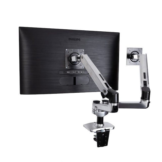 エルゴトロン LXデュアルデスクマウントアーム サイドバイサイド