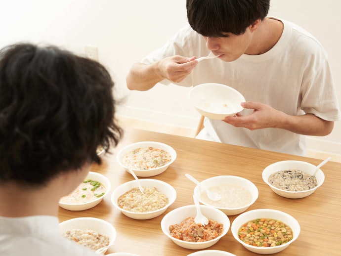 水で作ると、パサつき・ベタつきなどムラが気になる食感に