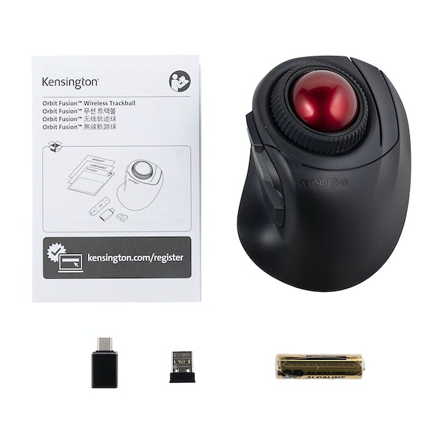 Kensington Orbit Fusion ワイヤレストラックボール K72362JPを