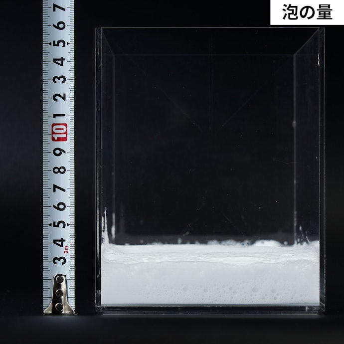 素早くたくさんの泡を作れる