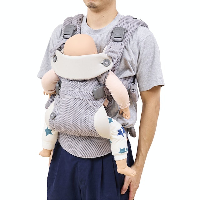 縫い目が中央にあり、重さが肩1点に集中しにくい