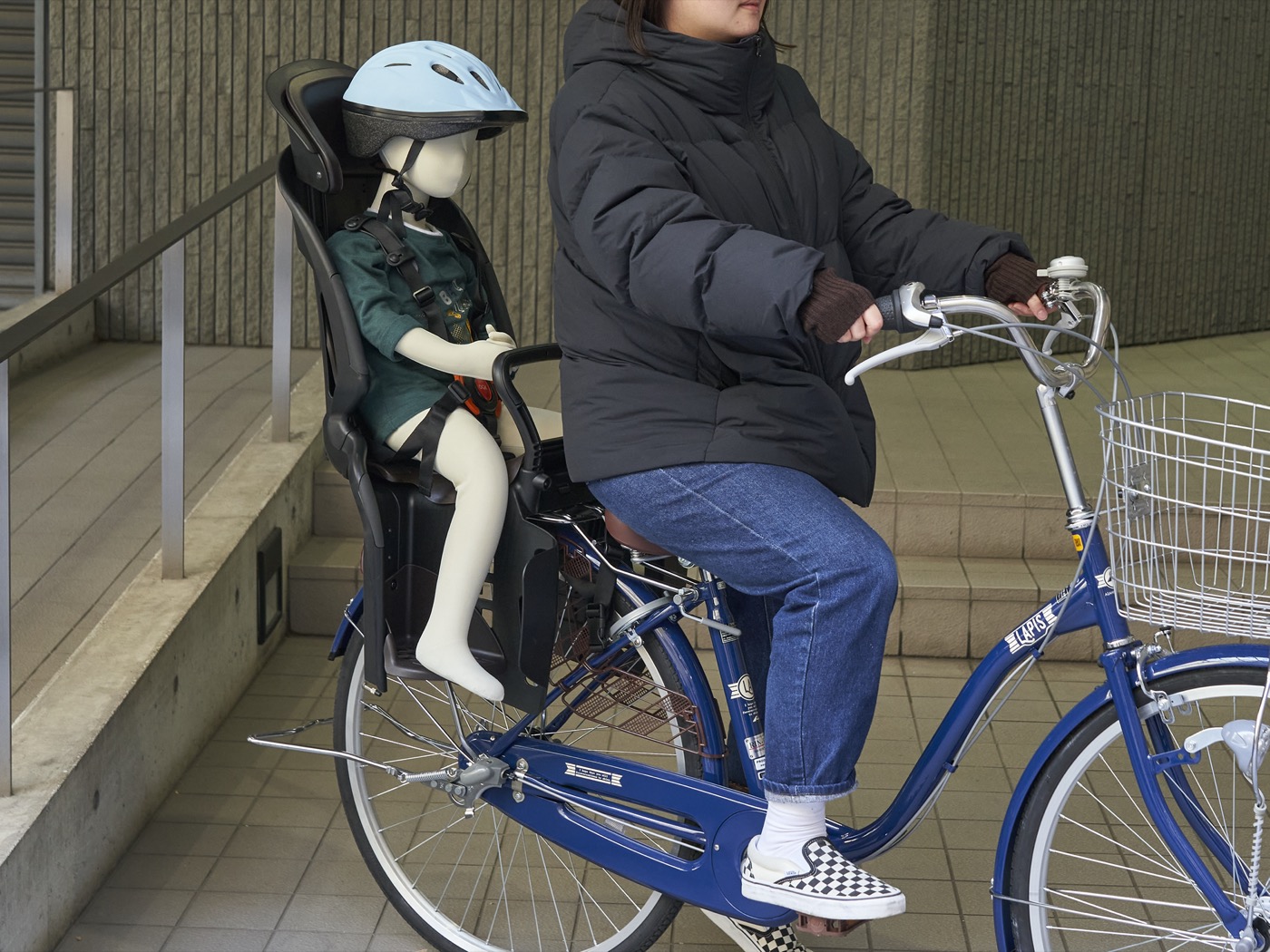 ♪ジモティー特価♪新品 日本製 後ろ子供乗せ BAA3人乗り規格適合