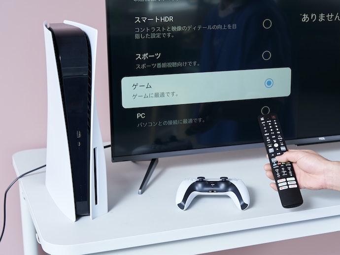 自動低遅延対応のゲームモードを搭載。リフレッシュレートは60Hz