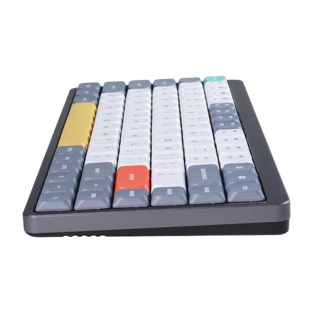 【NuPhy AIR75】キーボード グレー/ホワイト/イエロー ワイヤレスメカニカルキーボード,2.4g,低プロファイル,Windows