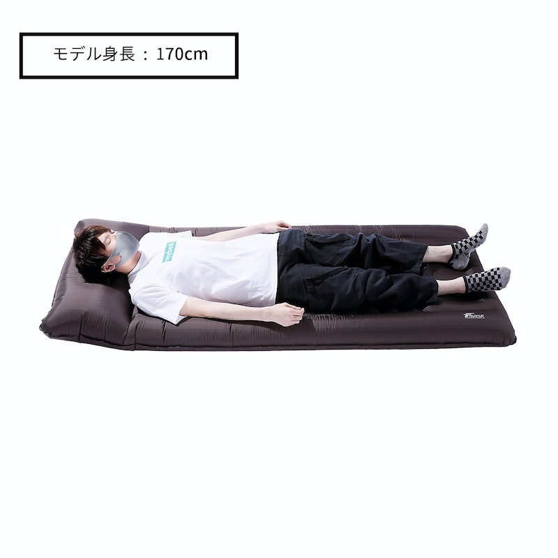 FIELDOOR 枕付き コンパクトエアーマットをレビュー！クチコミ・評判を