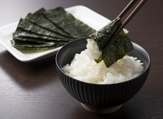 ごはんとあわせると柔らかさに対して、パリパリ食感が際立った