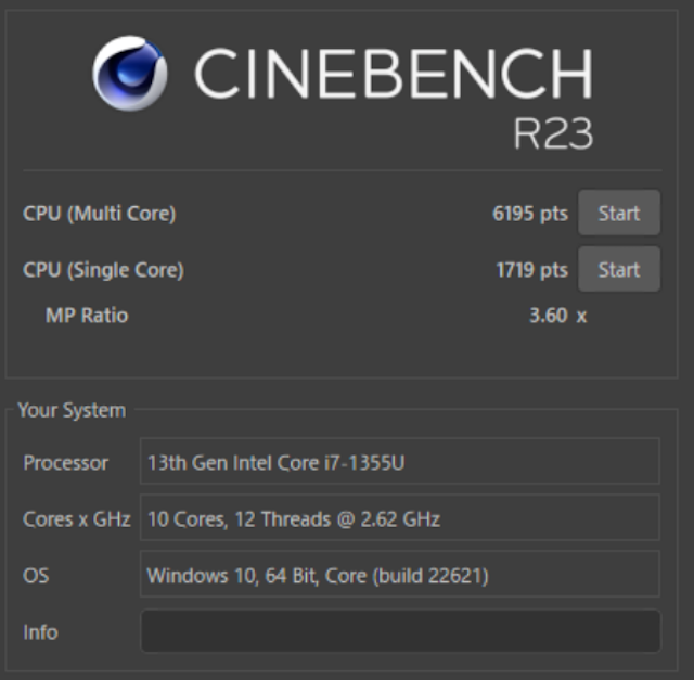 第13世代Core i7-1355Uを搭載。マルチタスクも快適にこなせる処理性能