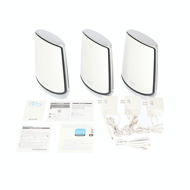 NETGEAR AX6000 Orbi WiFi 6 3台セットをレビュー!クチコミ NETGEAR AX6000 Orbi WiFi 6 3台セットをレビュー!クチコミ