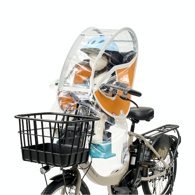 リトルキディーズ あと付け前乗せレインカバー グリーン 自転車 ハンドル引掛け ded5a54411bb1b750a3f04f384a558