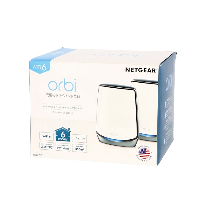 NETGEAR AX6000 Orbi WiFi 6 3台セットをレビュー!クチコミ NETGEAR AX6000 Orbi WiFi 6 3台セットをレビュー!クチコミ