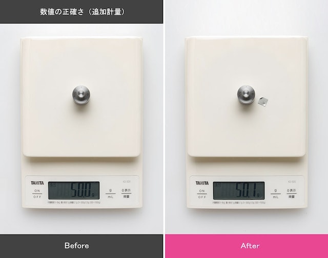 0.1gにもしっかり反応。パン作りにぴったりとの謳い文句どおり