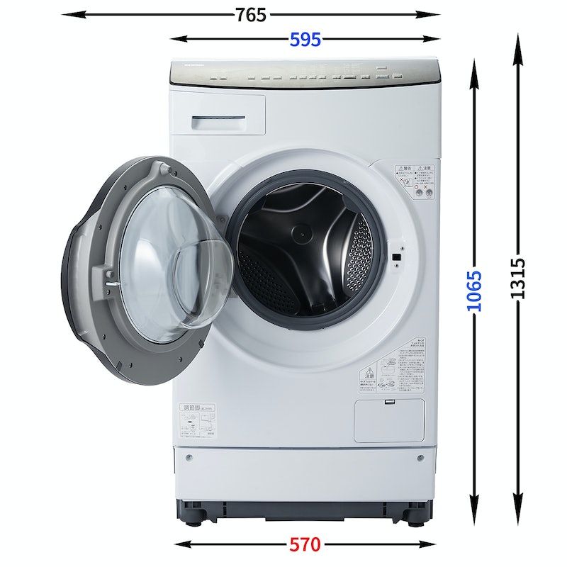 アイリスオーヤマ ドラム式洗濯乾燥機 HDK842Z-Wをレビュー