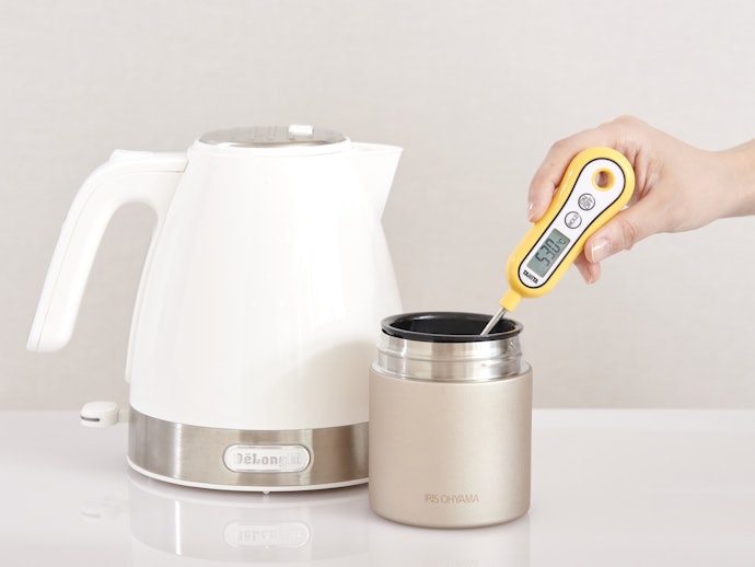 高い保温力を発揮。6時間たっても60℃以上をキープ