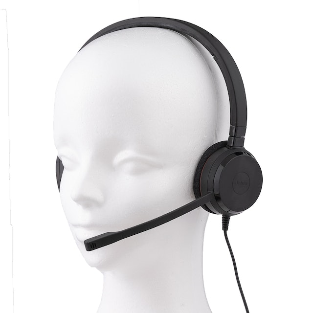 ヘッドホン Jabra EVOLVE 20 UC STEREO SME Jabra Evolve 20 Wired Headset (2025 Edition) - Dual-Ear Wired